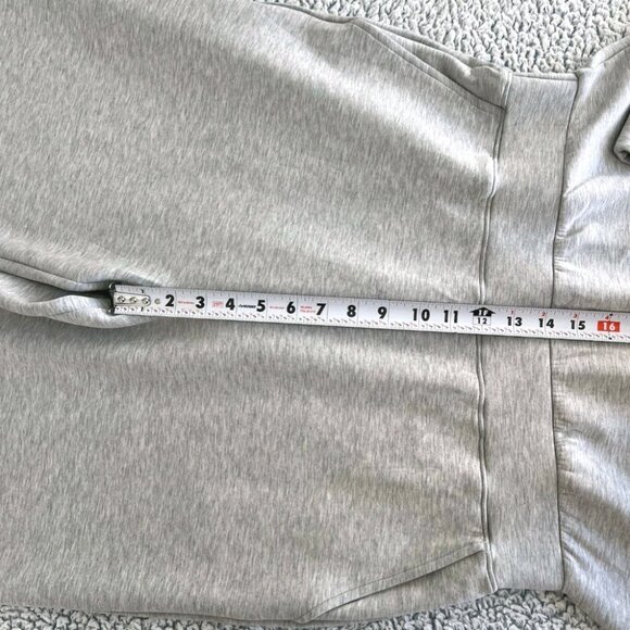 SPANX Air Essentials Jumpsuit Women's XL Wide Leg Half Zip Light Gray NEW - Picture 10 of 13